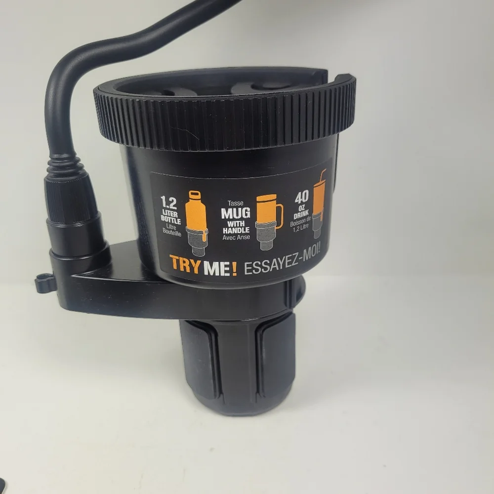 Black Large Drink And Phone Mount